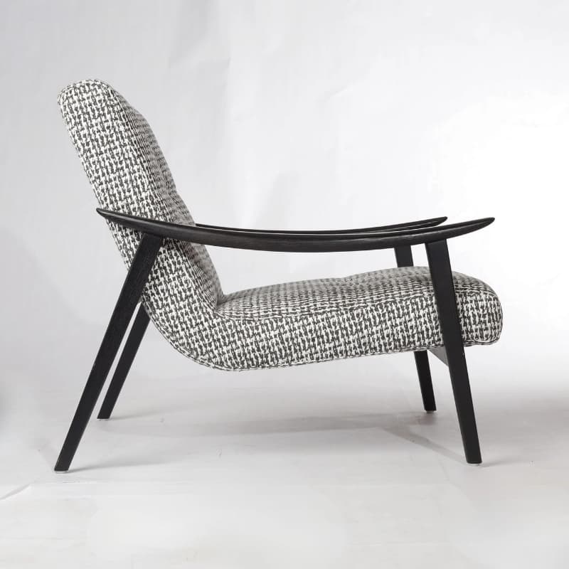 Kiara Hounds Tooth Armchair