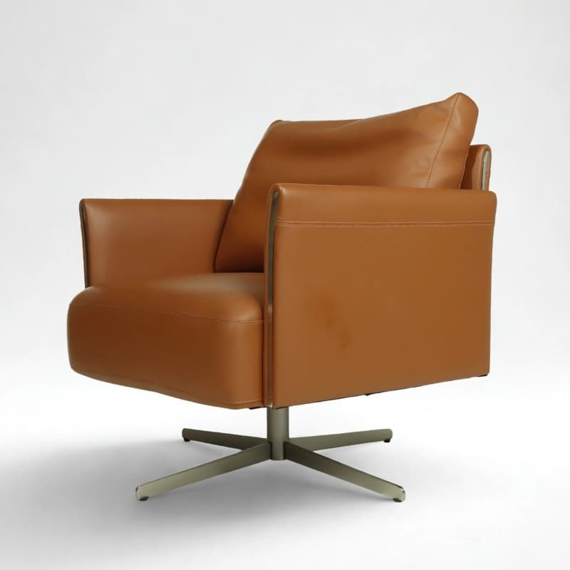 Munich Leather Hinge Chair