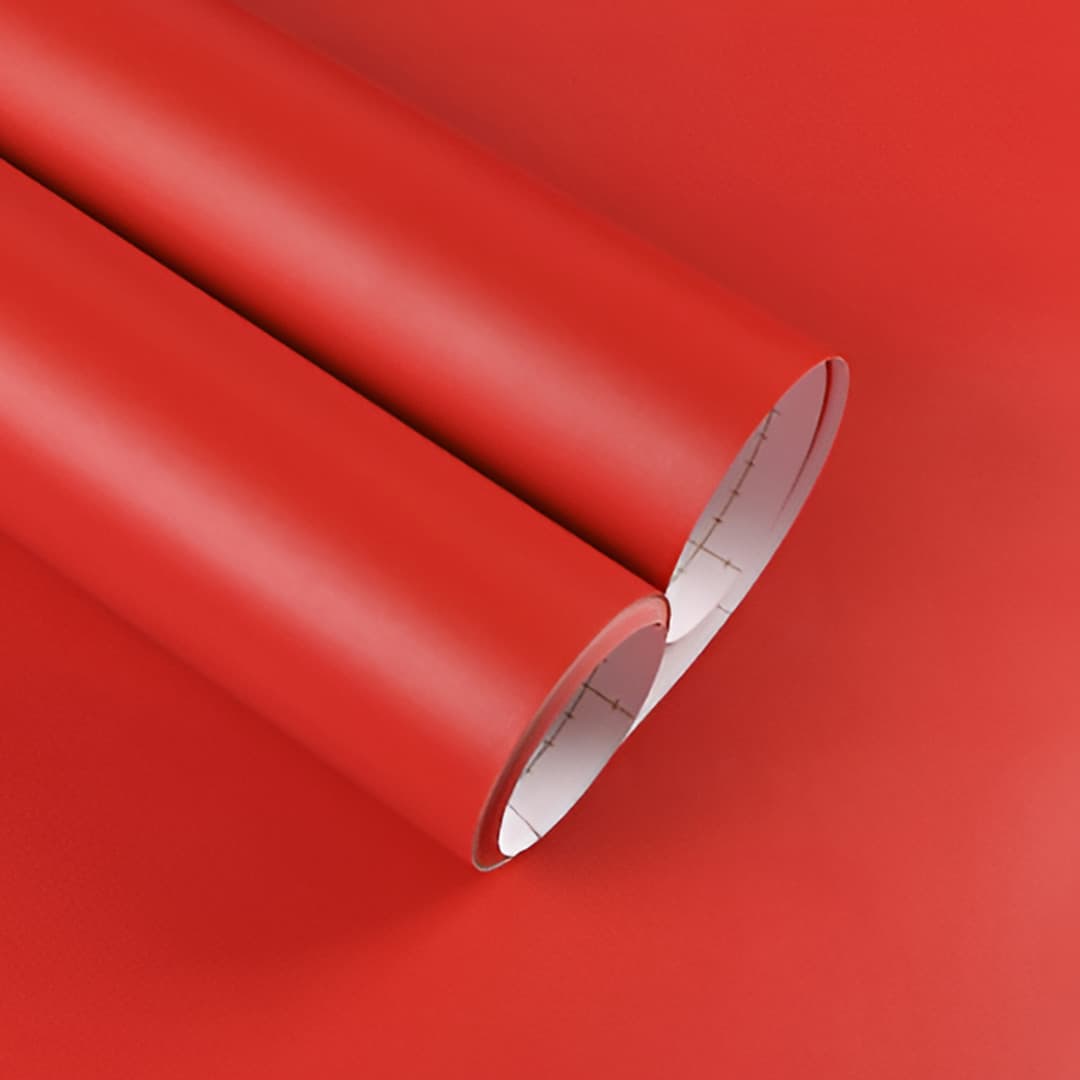 Sharp Red Vinyl Wrap